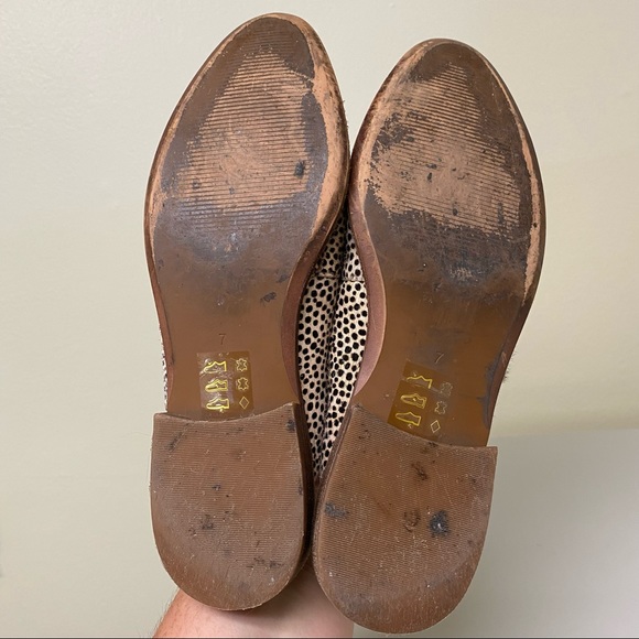 Madewell The Frances Loafer Mule in Spotted Calf Hair - Size 7 - Picture 4 of 8